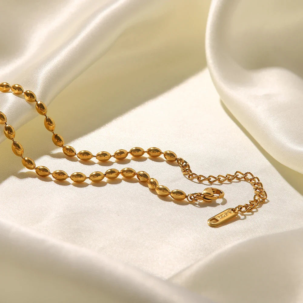 Youthway natural de água doce pérola pulseira colar conjunto aço inoxidável pvd banhado a ouro 18k jóias à prova dwaterproof água para mulher