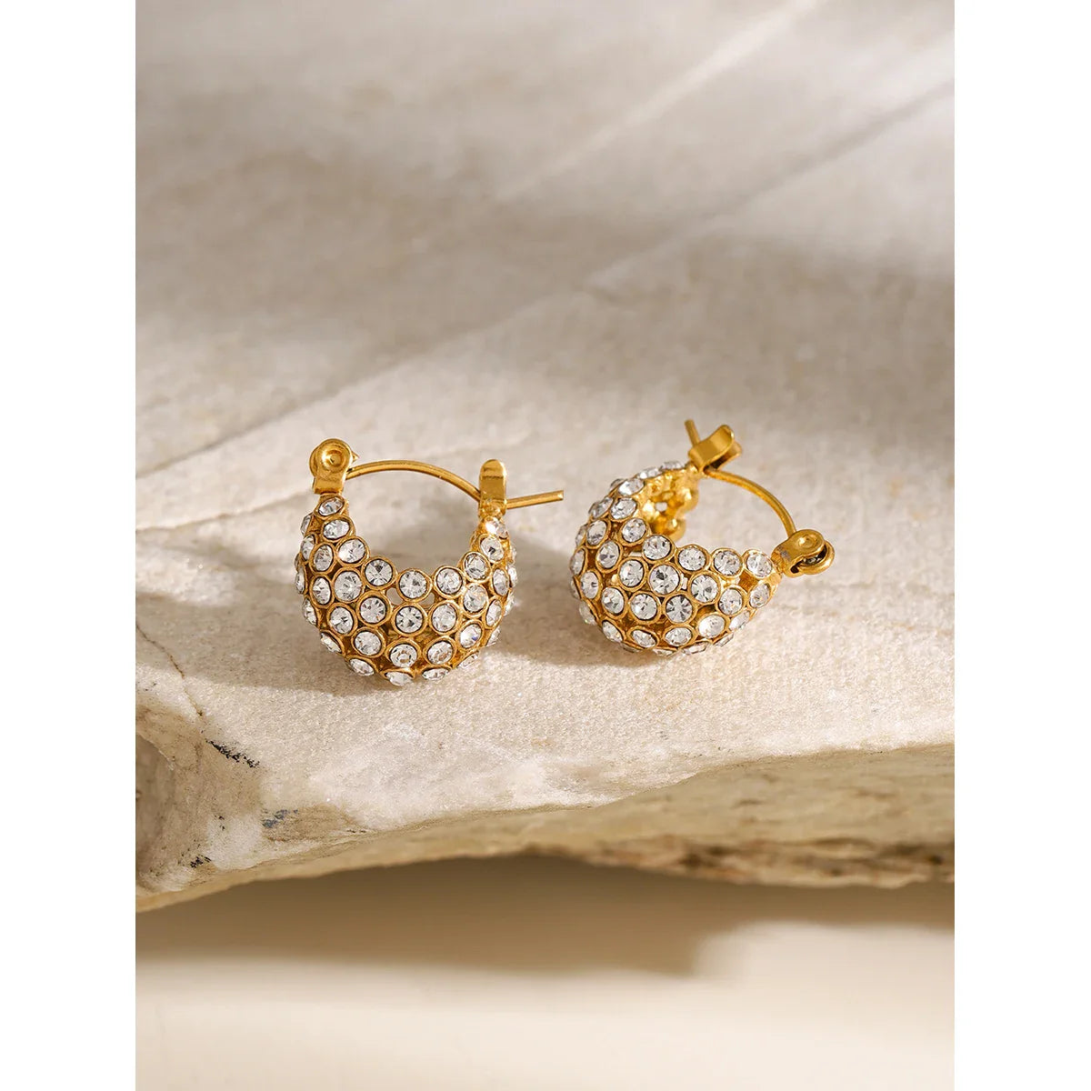 Youthway luxo zircônia cúbica pérolas brincos de argola de aço inoxidável elegante charme estilo coreano moda jóias presente feminino