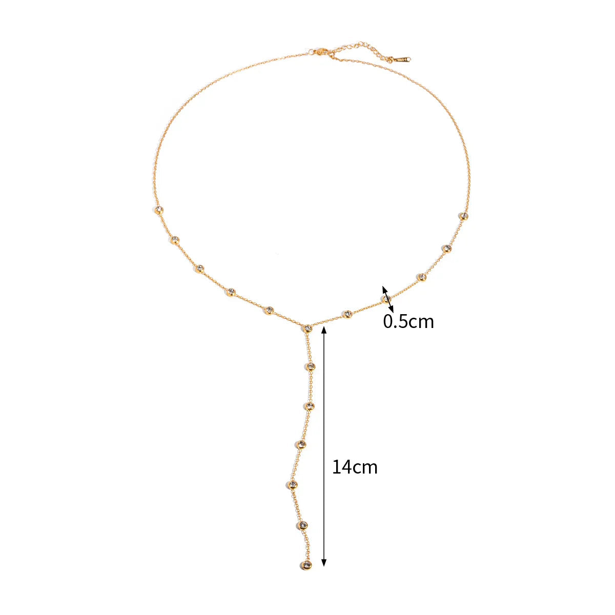 Colar Cobra com Zircônia Cúbica