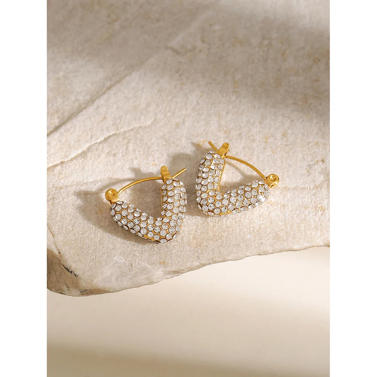 Youthway luxo zircônia cúbica pérolas brincos de argola de aço inoxidável elegante charme estilo coreano moda jóias presente feminino