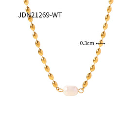 Conjunto de Pérolas Banho Ouro 18k Feminino