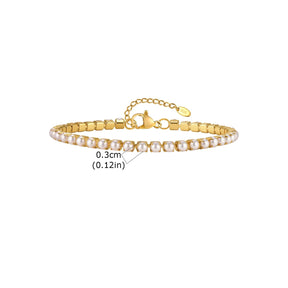 Conjunto de Joias Femininas Ouro 18K Pérolas