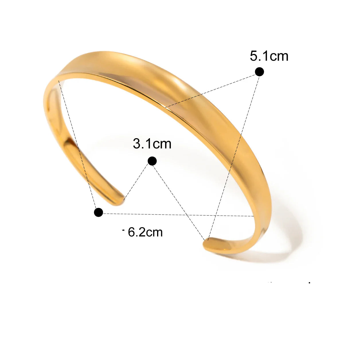 Pulseira Minimalista Feminina em Aço Inoxidável