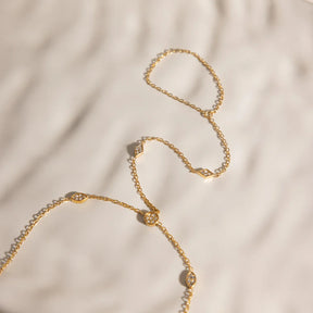Pulseira de cristal delicada Youthway para mulheres, pulseira minimalista de aço inoxidável banhada a ouro 18K, joias da moda, presente