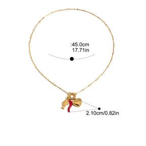 Colar de Pérola Natural Dourado Oceanic Charm