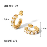 Brinco de Ouro 18k Feminino Pérola Elegante