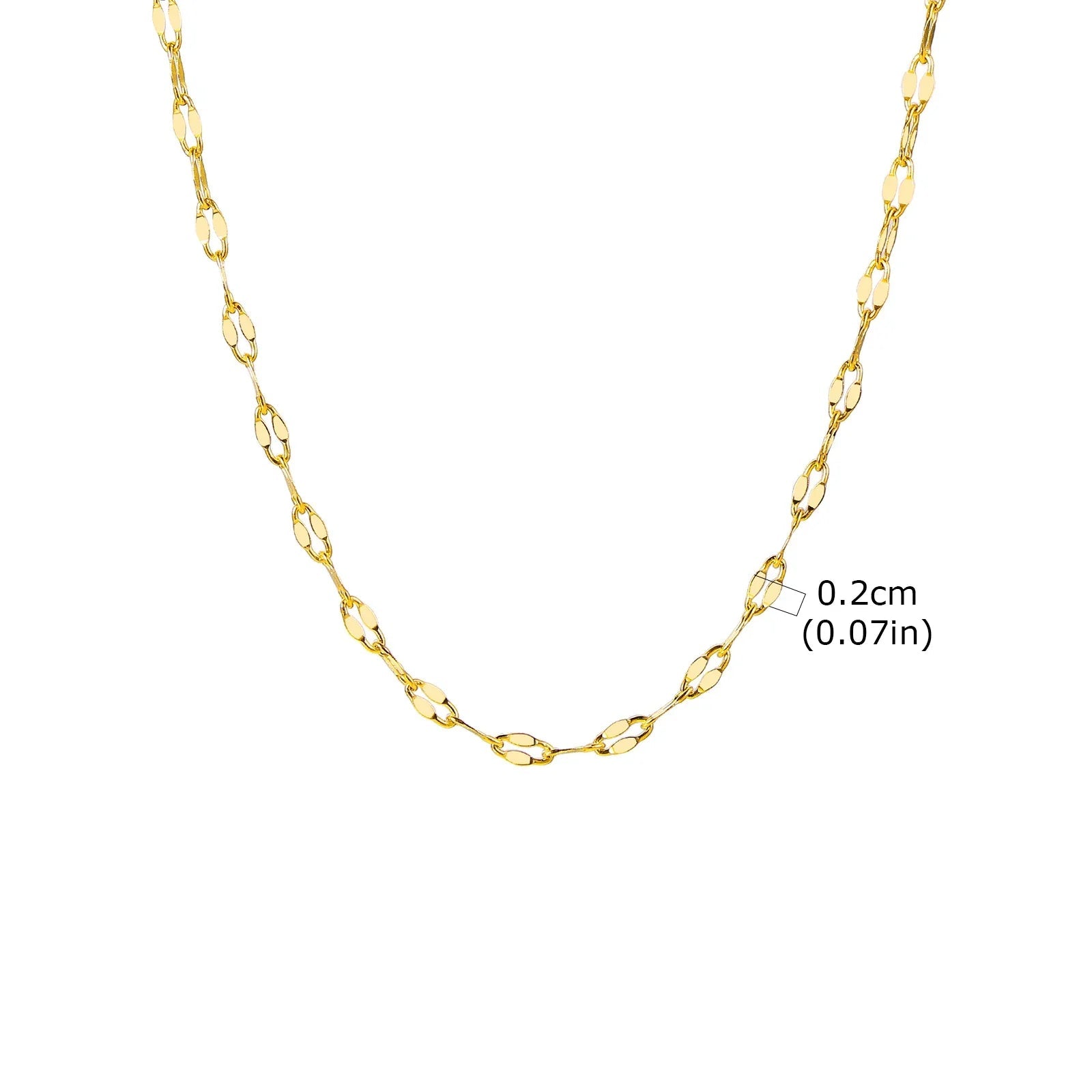 Colar Choker Feminino Banhado a Ouro 18K