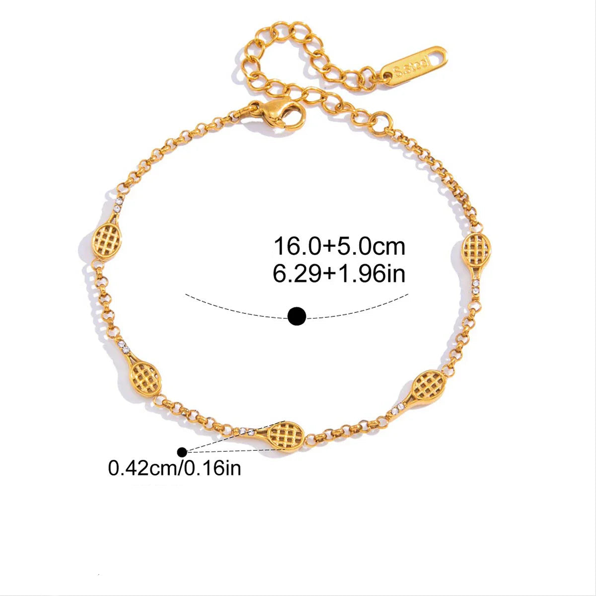 Pulseira de Ouro 18K com Pérolas e Zircônia