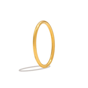Anel Fino Minimalista Banhado a Ouro 18K