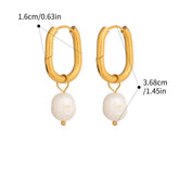Brinco de Ouro 18k Feminino Argola com Pérola