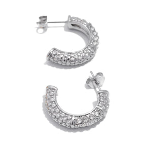 Brinco de Ouro 18k Feminino com Zircônia