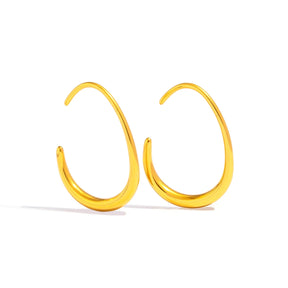 Brinco de Ouro Feminino Argola Clássica