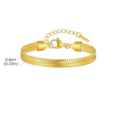 Pulseira de Aço Inoxidável com Fecho T Elegante