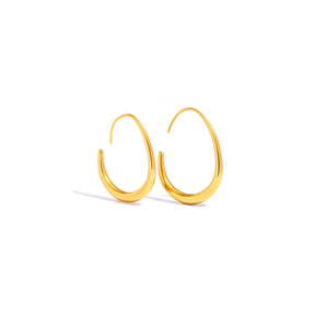 Brinco de Ouro Feminino Argola Clássica